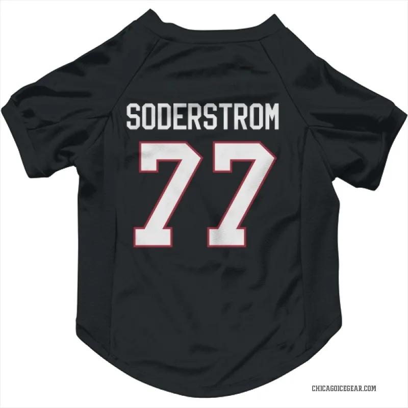 Victor Soderstrom Black Chicago Blackhawks Cat & Dog Pet Jersey
