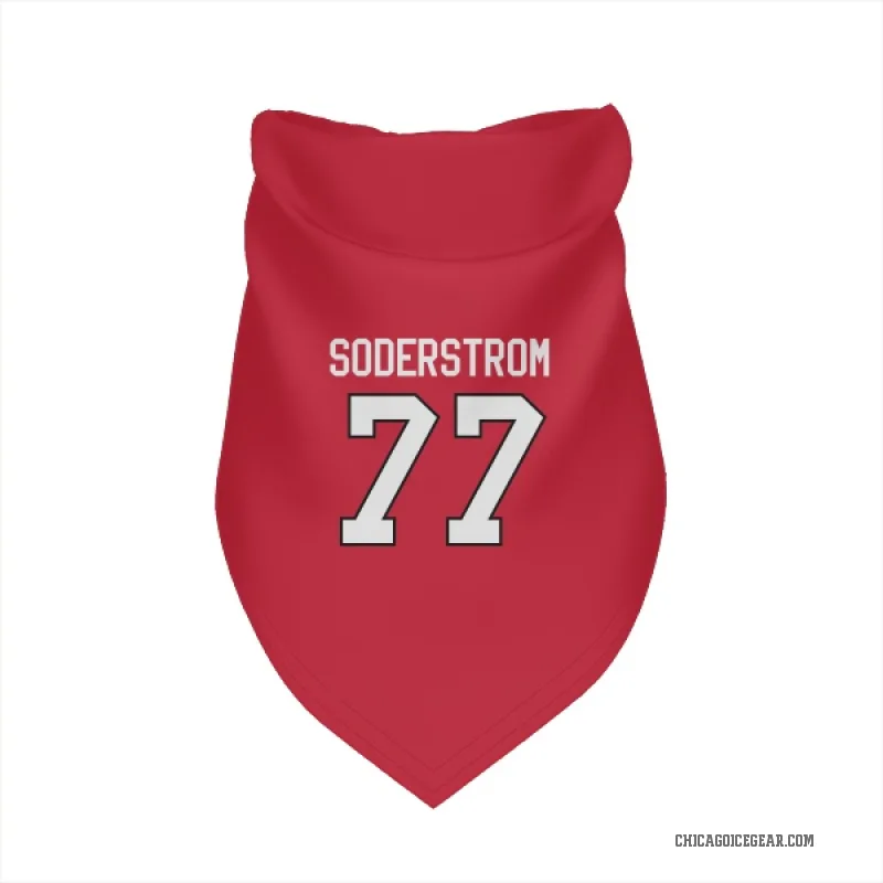Victor Soderstrom Red Chicago Blackhawks Cat & Dog Pet Bandana