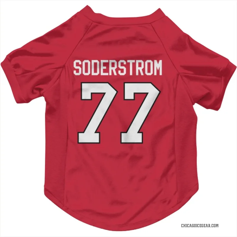 Victor Soderstrom Red Chicago Blackhawks Cat & Dog Pet Jersey