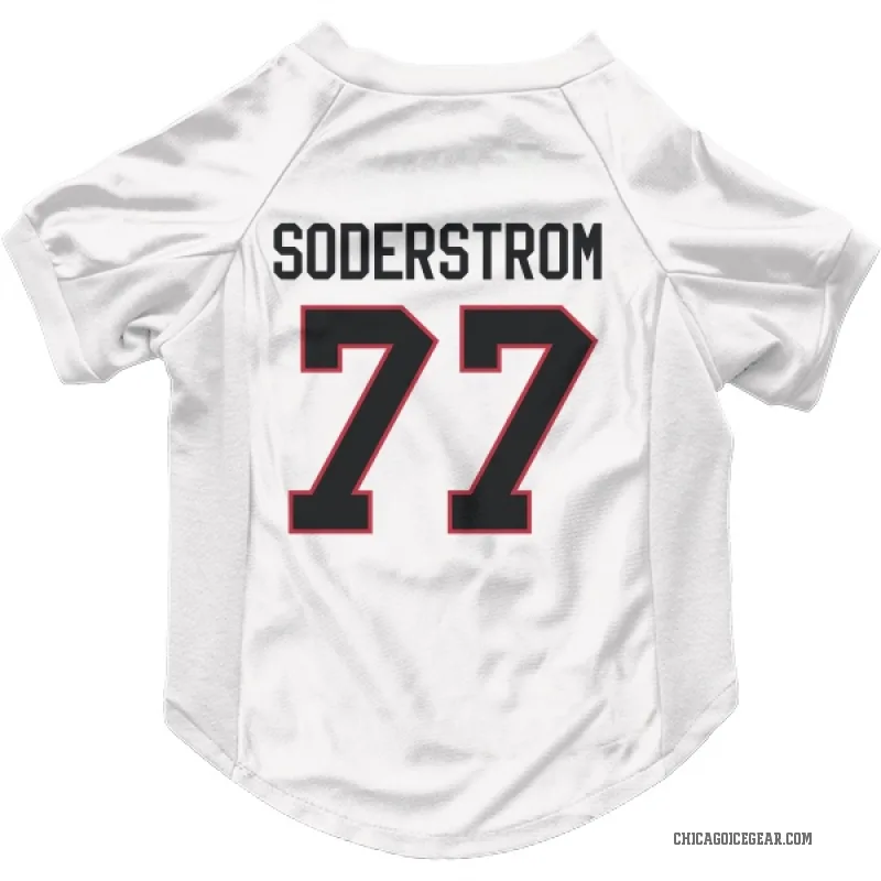 Victor Soderstrom White Chicago Blackhawks Cat & Dog Pet Jersey