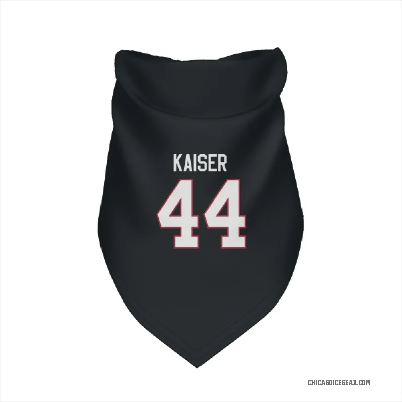 Wyatt Kaiser  Black Chicago Blackhawks  Cat & Dog Pet Bandana