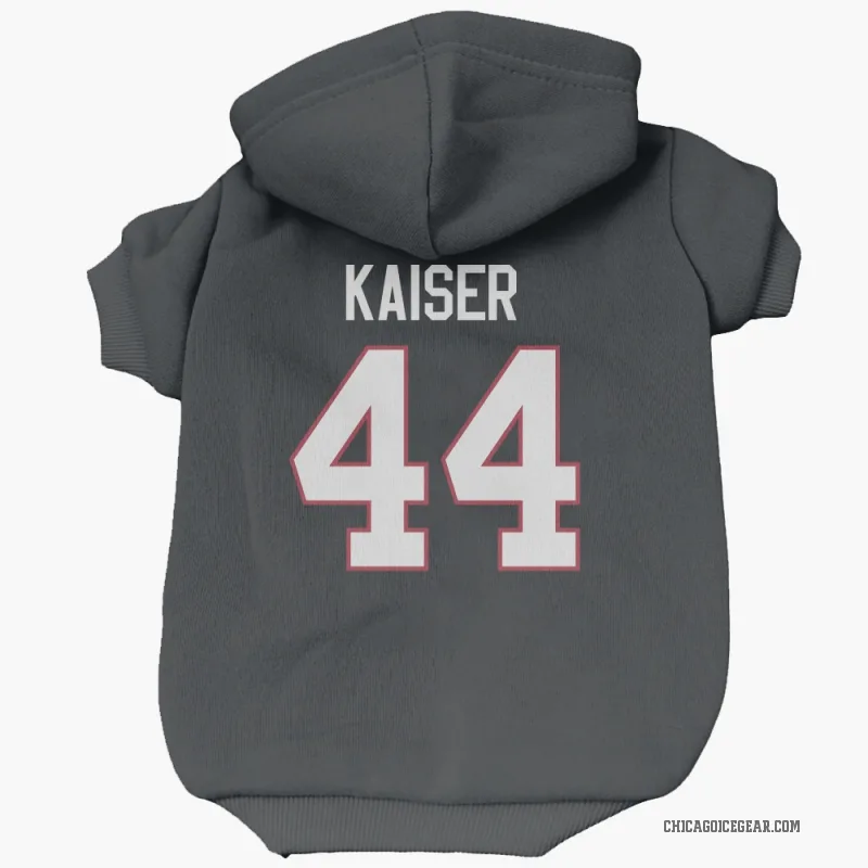 Wyatt Kaiser  Black Chicago Blackhawks  Cat & Dog Pet Hoodie