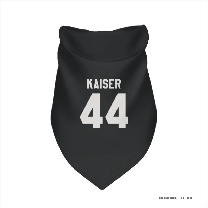 Wyatt Kaiser  Black White Chicago Blackhawks  Cat & Dog Pet Bandana