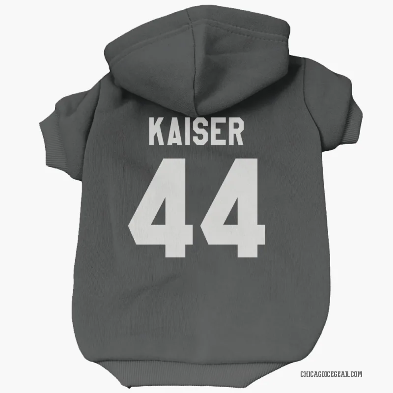 Wyatt Kaiser  Black White Chicago Blackhawks  Cat & Dog Pet Hoodie
