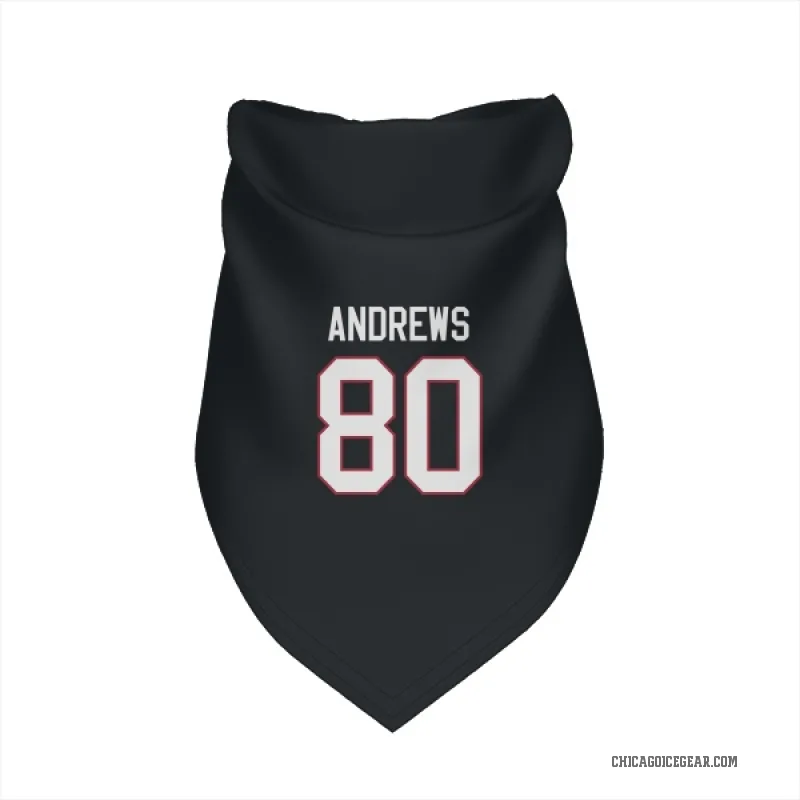 Zach Andrews  Black Chicago Blackhawks  Cat & Dog Pet Bandana