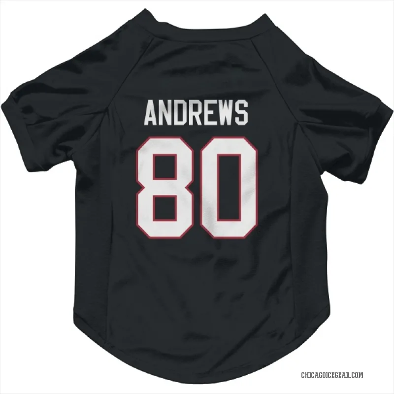Zach Andrews  Black Chicago Blackhawks  Cat & Dog Pet Jersey