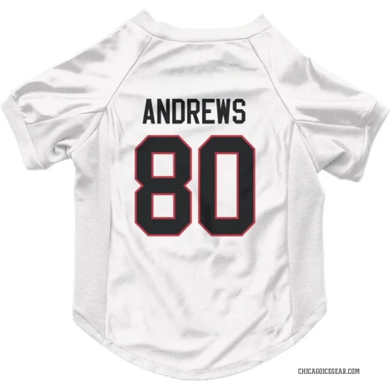 Zach Andrews  White Chicago Blackhawks  Cat & Dog Pet Jersey
